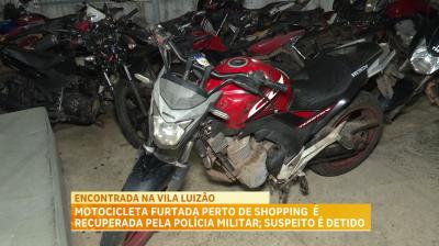 Moto furtada em shopping é recuperada; suspeito é detido, em São Luís