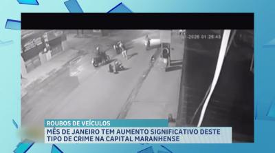 Mês de janeiro é marcado por aumento de roubos de veículos em São Luís