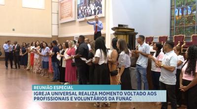 Grupo USE da Igreja Universal homenageia profissionais da FUNAC em São Luís