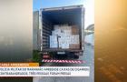 PM-MA apreende caminhões com 60 mil maços de cigarros contrabandeados