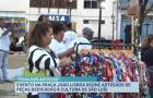 Evento na Praça João Lisboa reúne artesãos de peças dedicadas à cultura de São Luís 