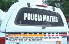 PM conduz suspeitos de assaltos no centro de Luís