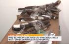  Mais de 200 armas de fogo apreendidas em Grajaú são encaminhadas ao Icrim 