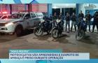 Operação Boas Festas: motocicletas são apreendidas e suspeito de ameaça é detido