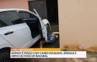 PM conduz homem em posse de carro roubado e apreende drogas e armas