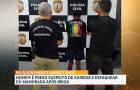 Polícia conduz suspeito de violência doméstica em São José de Ribamar