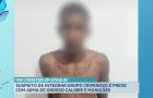 Preso suspeito de integrar organização criminosa; arma e munição foram apreendidas