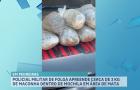 PM apreende cerca de 3 kg de maconha escondida em área de mata em Pedreiras