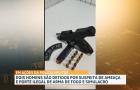 PM conduz suspeitos de porte ilegal de arma de fogo e simulacro em São Luís