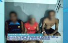 Três homens são presos suspeitos de planejar ataques no Bairro de Fátima