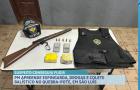 Operação apreende armas, drogas e colete balístico no Quebra-Pote
