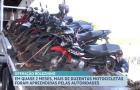 Polícia apreende mais de 25 motocicletas em operação no Elevado da Cohama