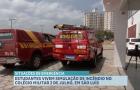 Estudantes participam de simulação de incêndio no Colégio Militar 2 de Julho, em São Luís