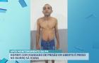 Homem com mandado de prisão por homicídio e tráfico de drogas é preso pela PM