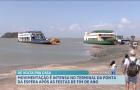 Terminal da Ponta da Espera registra intenso fluxo no retorno do Réveillon