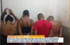 Polícia Militar recupera motocicleta roubada no Jardim Turu; quatro pessoas foram presas