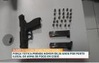 Força tática apreende suspeito por porte de ilegal de arma de fogo, em Codó