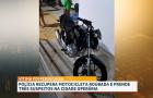 Polícia recupera motocicleta roubada e prende três suspeitos na Cidade Olímpica