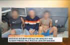 Três homens são presos suspeitos de por porte de ilegal de arma de fogo de uso restrito