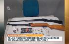Polícia apreende drogas, armas e munições no bairro Jardim Tropical II
