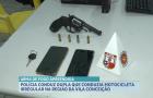 Polícia Militar prende dois suspeito por posse de arma de fogo 