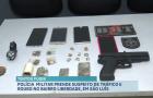PM conduz suspeito de tráfico e roubos no bairro Liberdade