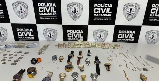 Polícia Civil frustra esquema de receptação de produtos de roubo em São Luís