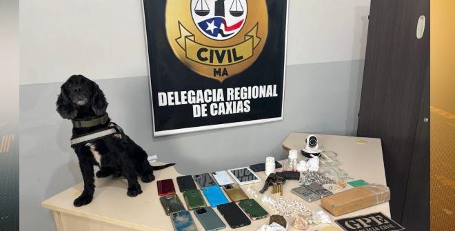 Suspeitos são presos por tráfico de drogas e associação para o tráfico em Caxias
