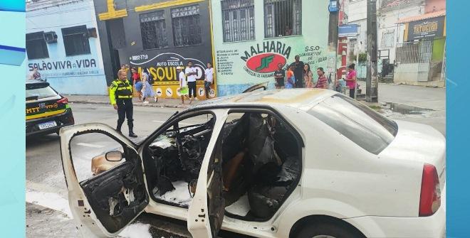 Princípio de incêndio em veículo mobiliza bombeiros em São Luís