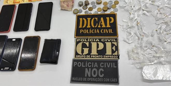 Polícia Civil prende irmãos gêmeos durante operação contra o tráfico em Timon